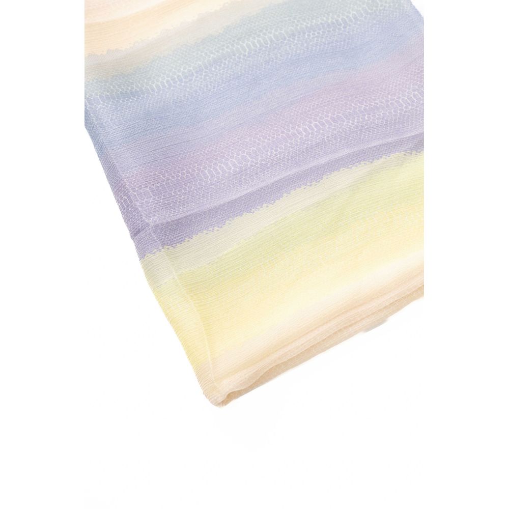 Trussardi Multicolor Silk Scarf