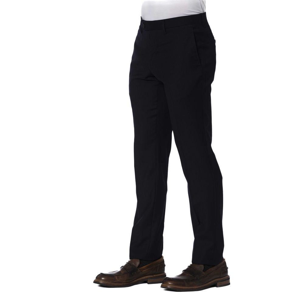 Trussardi Blue Polyester Jeans & Pant