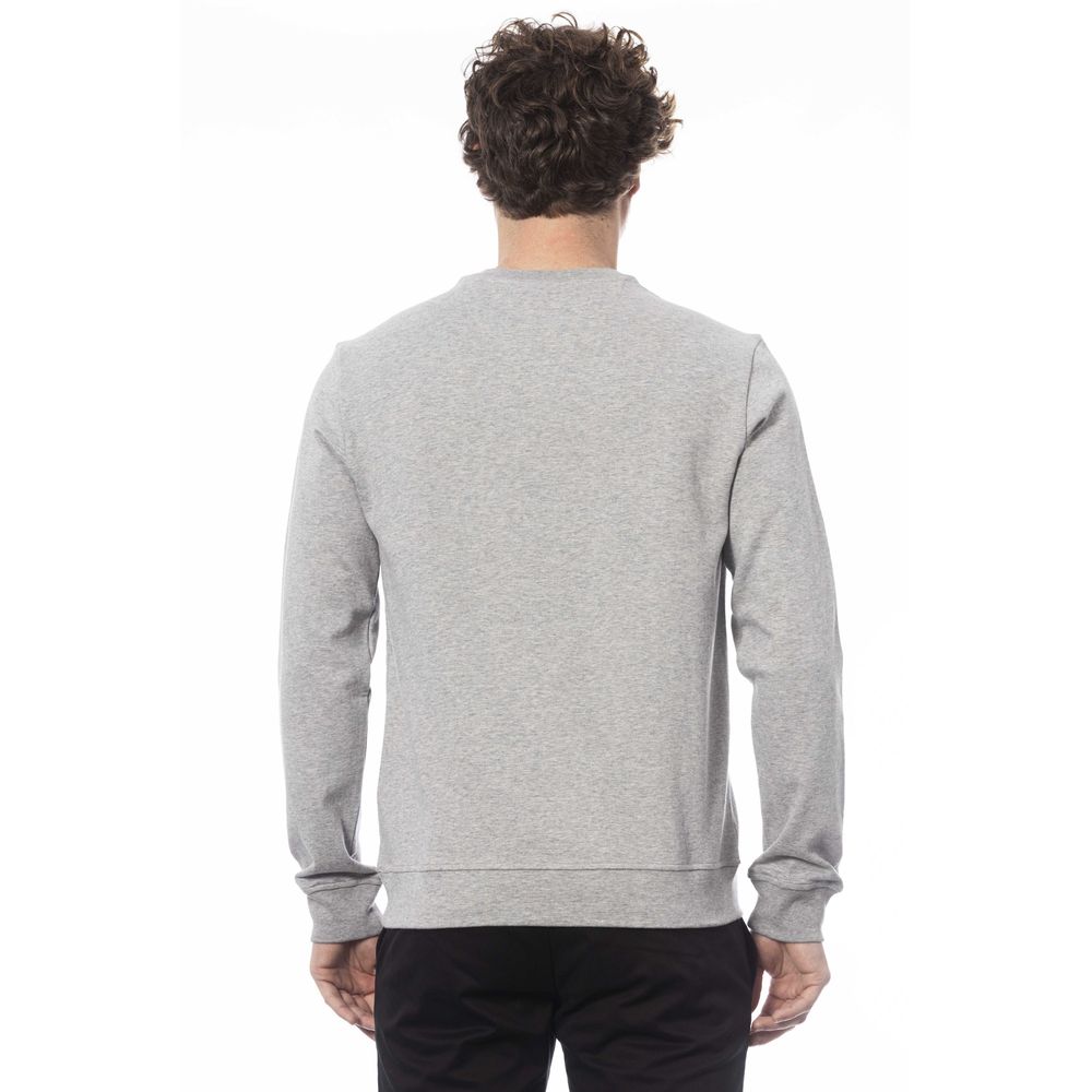Trussardi Gray Cotton Sweater