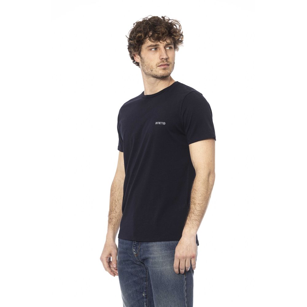 Distretto12 Blue Cotton T-Shirt