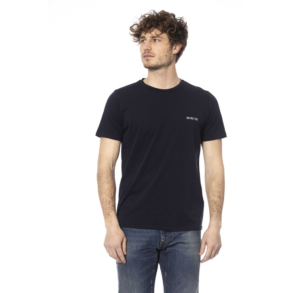 Distretto12 Blue Cotton T-Shirt
