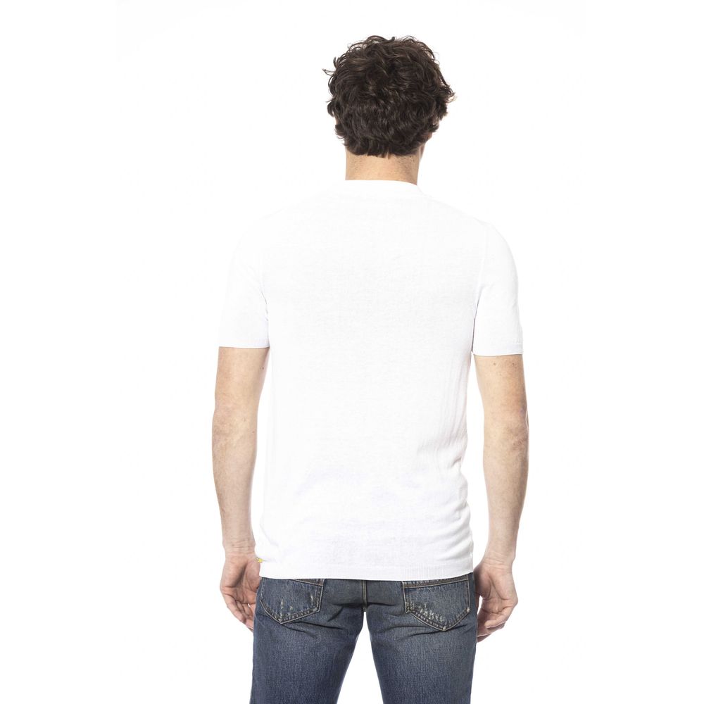 Distretto12 White Cotton Polo Shirt