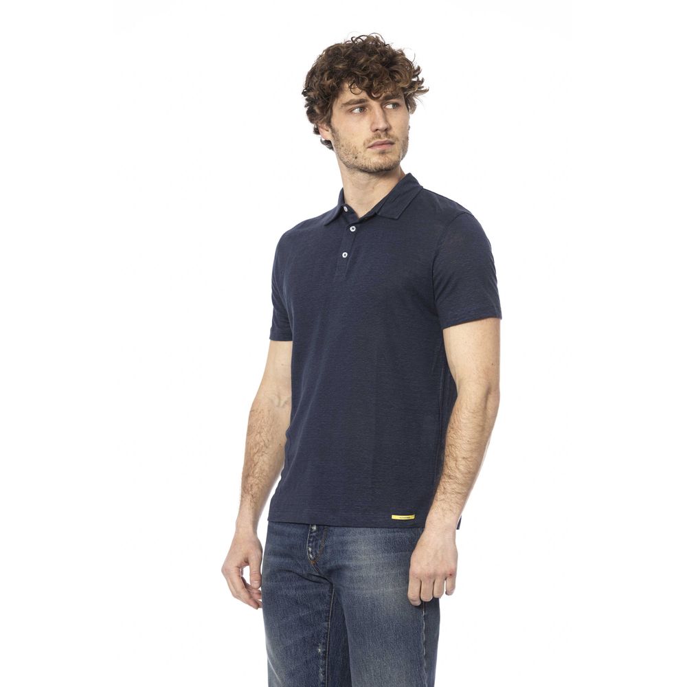 Distretto12 Blue Cotton Polo Shirt