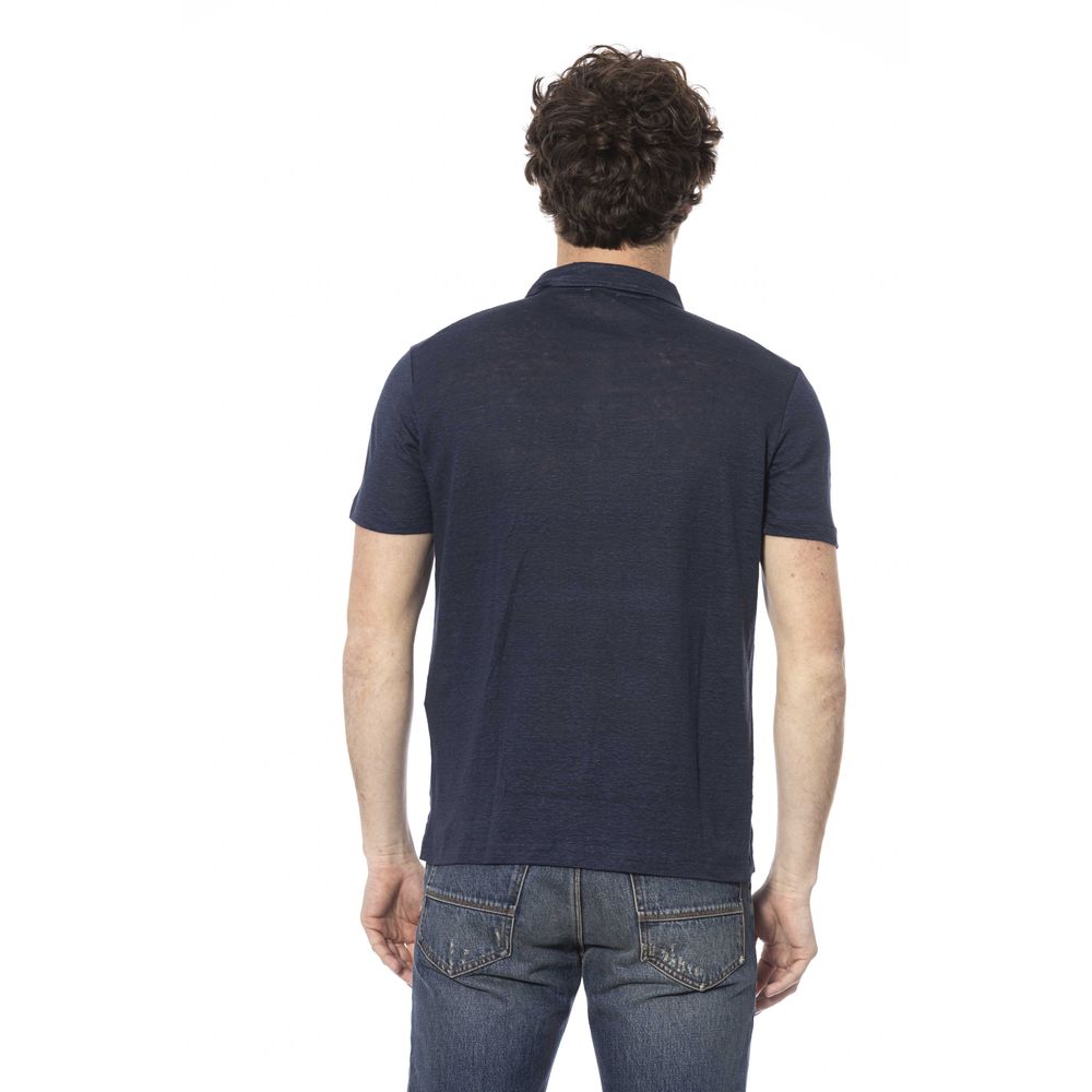 Distretto12 Blue Cotton Polo Shirt