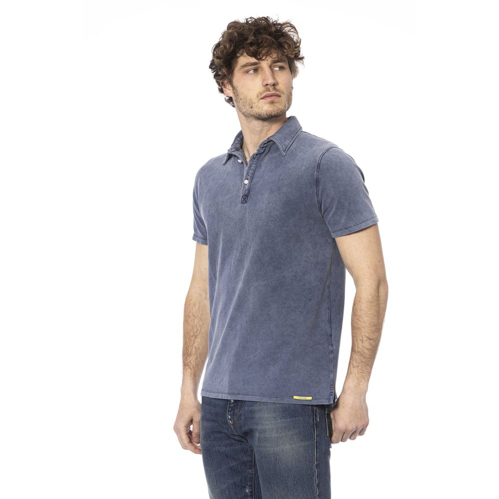 Distretto12 Blue Cotton Polo Shirt