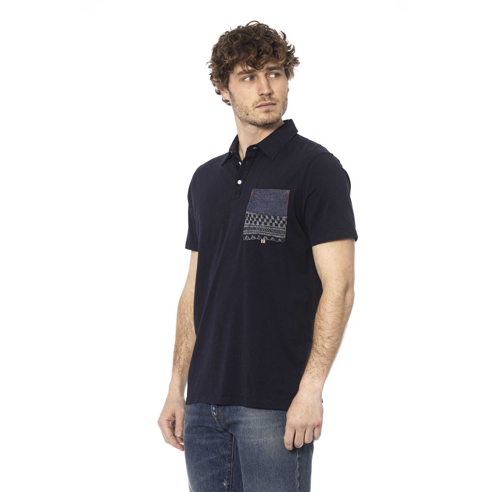 Distretto12 Blue Cotton Polo Shirt