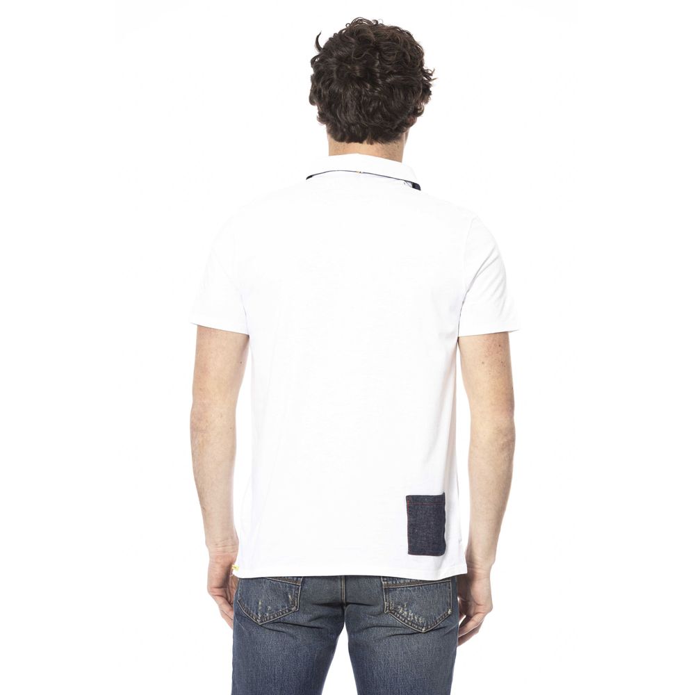 Distretto12 White Cotton Polo Shirt