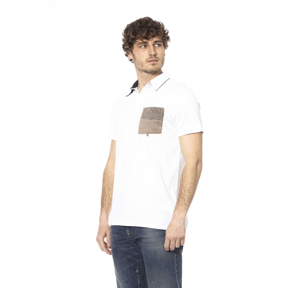 Distretto12 White Cotton Polo Shirt