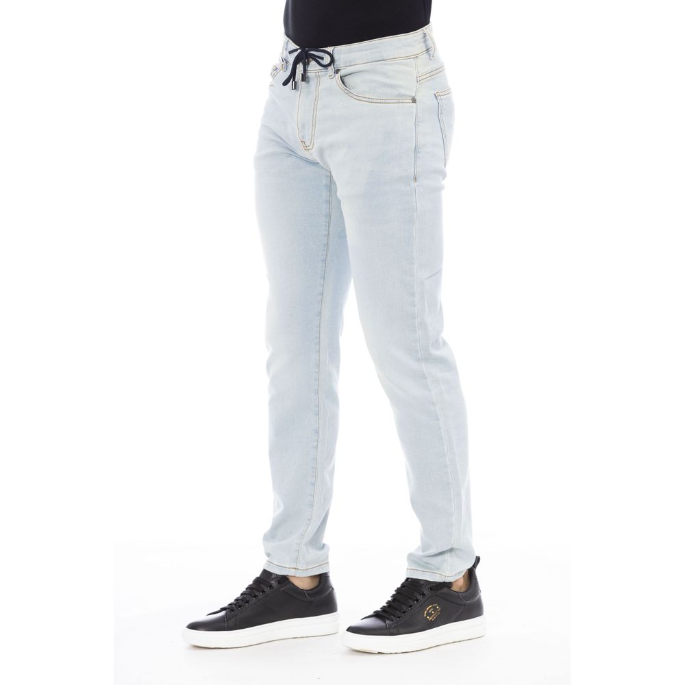 Distretto12 Light Blue Cotton Jeans & Pant