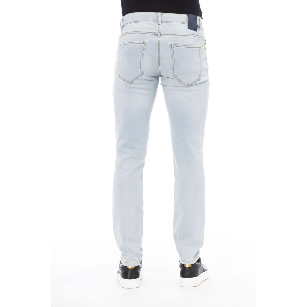 Distretto12 Light Blue Cotton Jeans & Pant