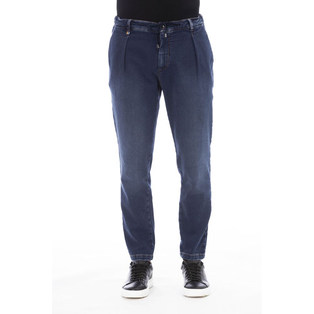 Distretto12 Blue Cotton Jeans & Pant