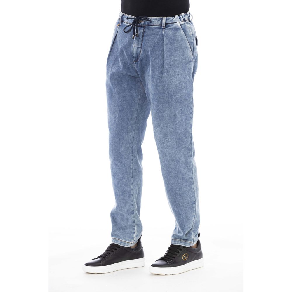 Distretto12 Blue Cotton Jeans & Pant
