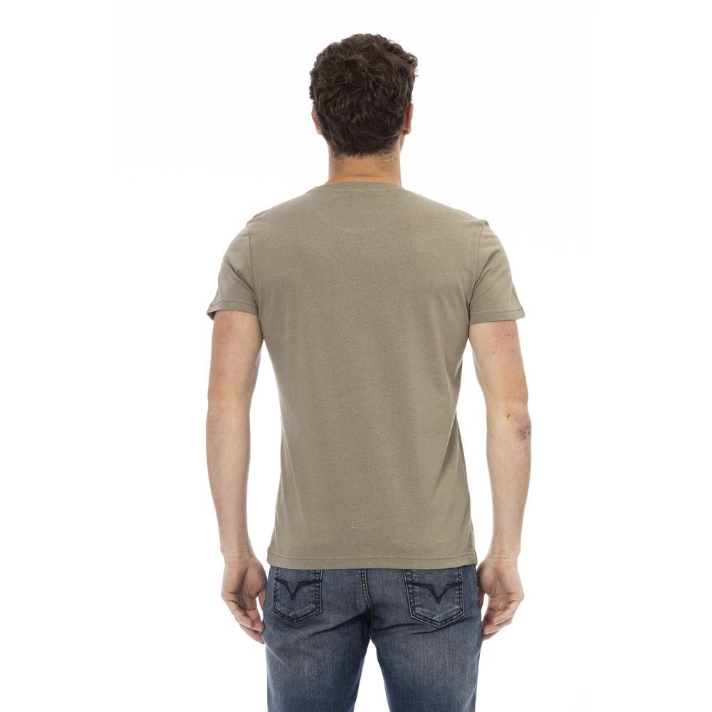Trussardi Action Green Cotton T-Shirt