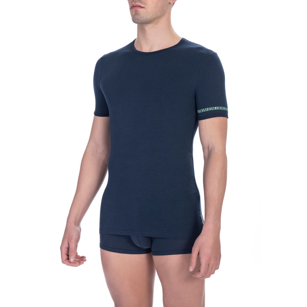 Bikkembergs Black Cotton T-Shirt