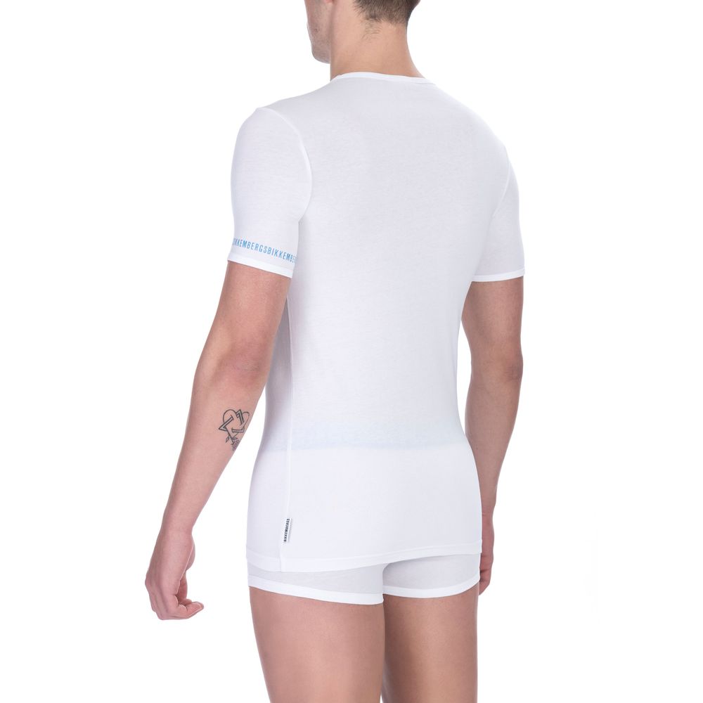 Bikkembergs White Cotton T-Shirt