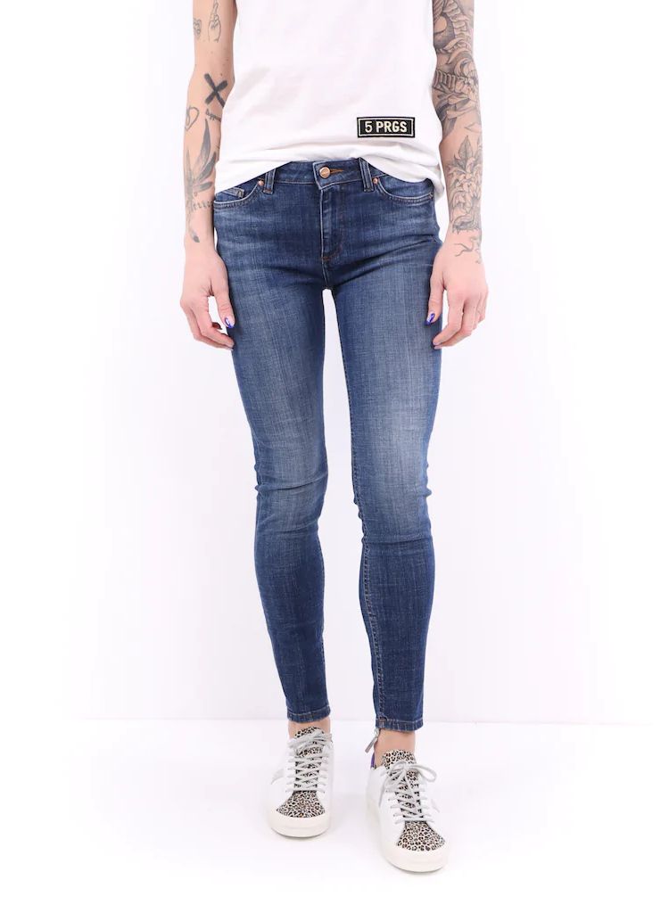 Blue Cotton Jeans & Pant