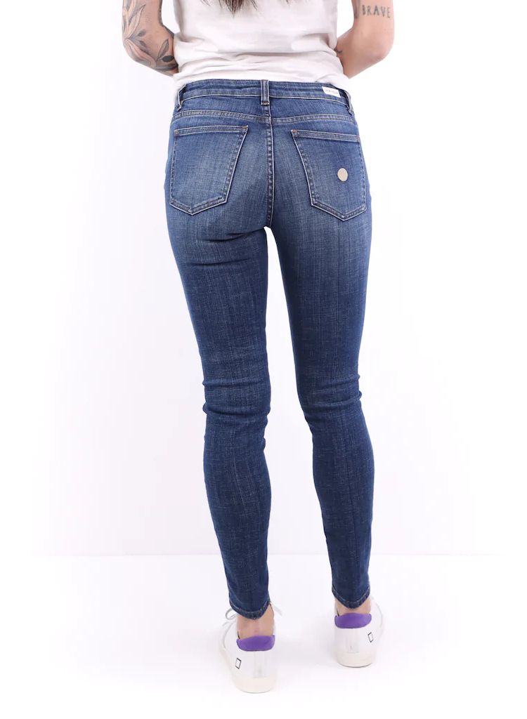 Blue Cotton Jeans & Pant