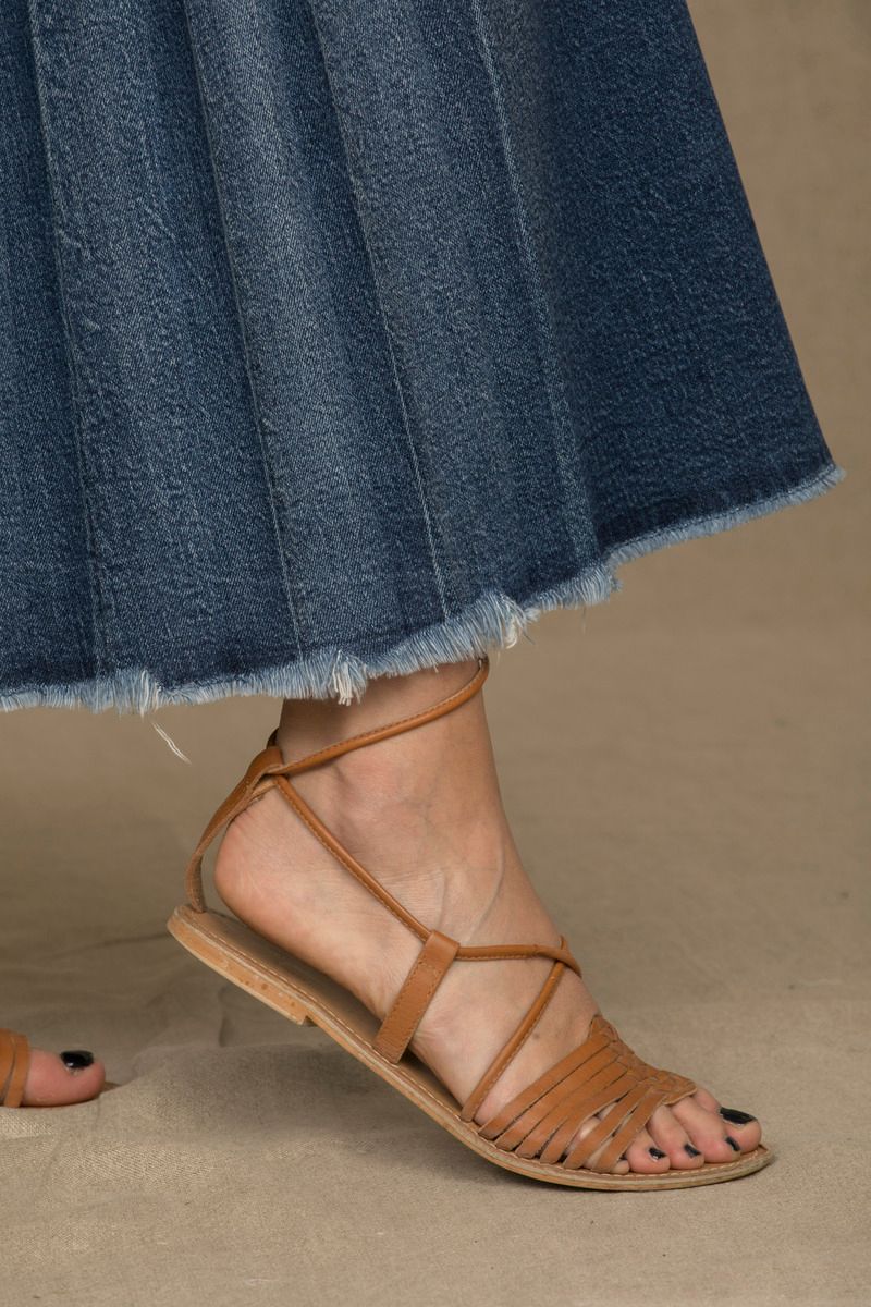 Blue Cotton Skirt