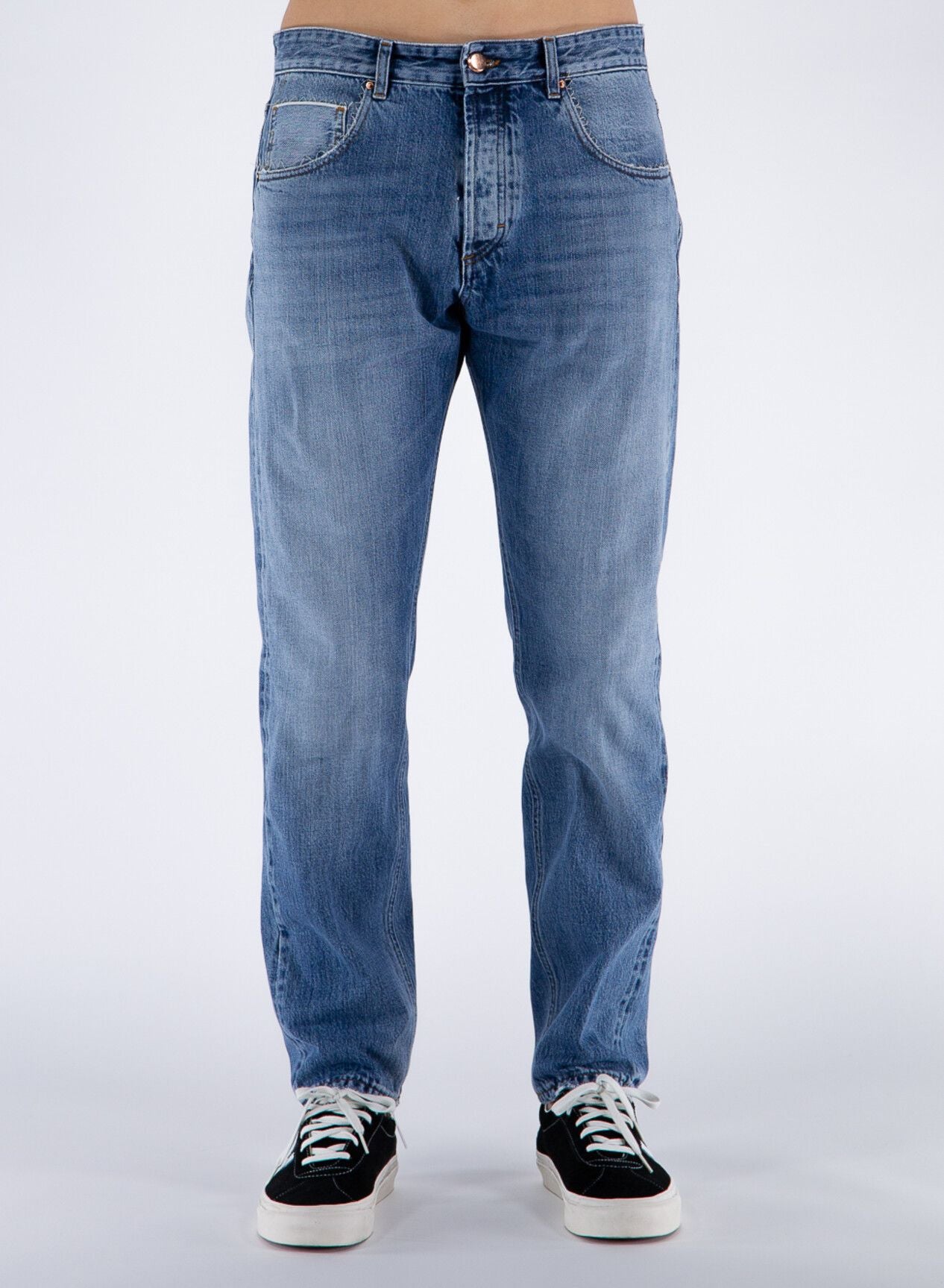 Blue Cotton Jeans & Pant