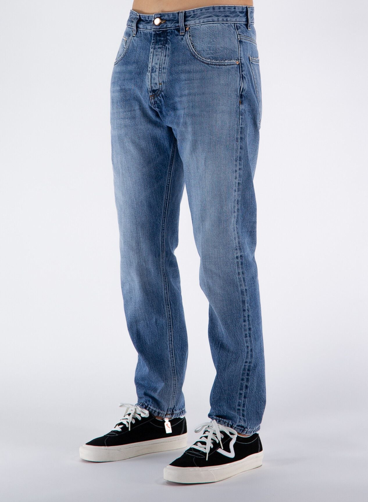 Blue Cotton Jeans & Pant