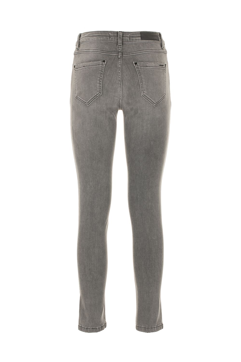 Gray Cotton Jeans & Pant