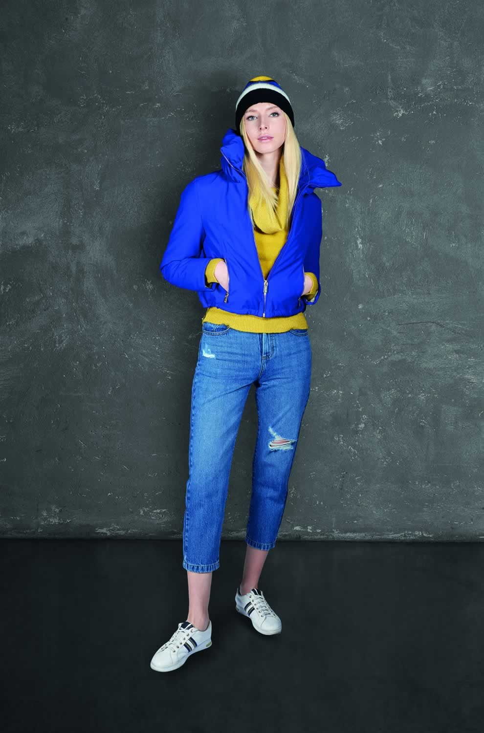 Blue Cotton Jeans & Pant