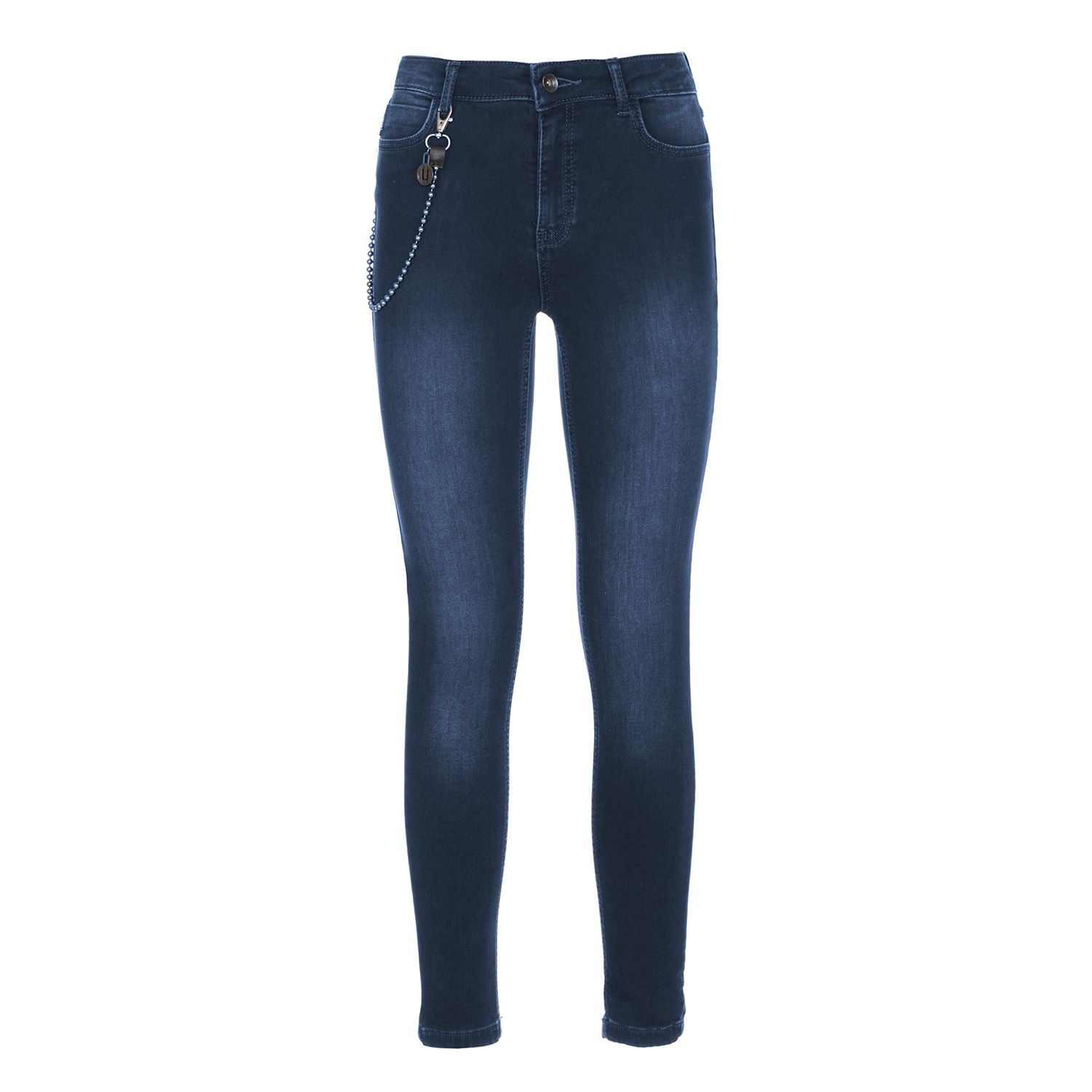 Blue Cotton Jeans & Pant