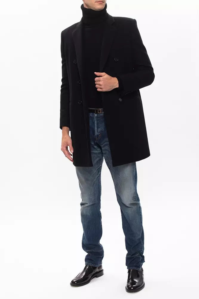 Saint Laurent Blue Cotton Jeans & Pant