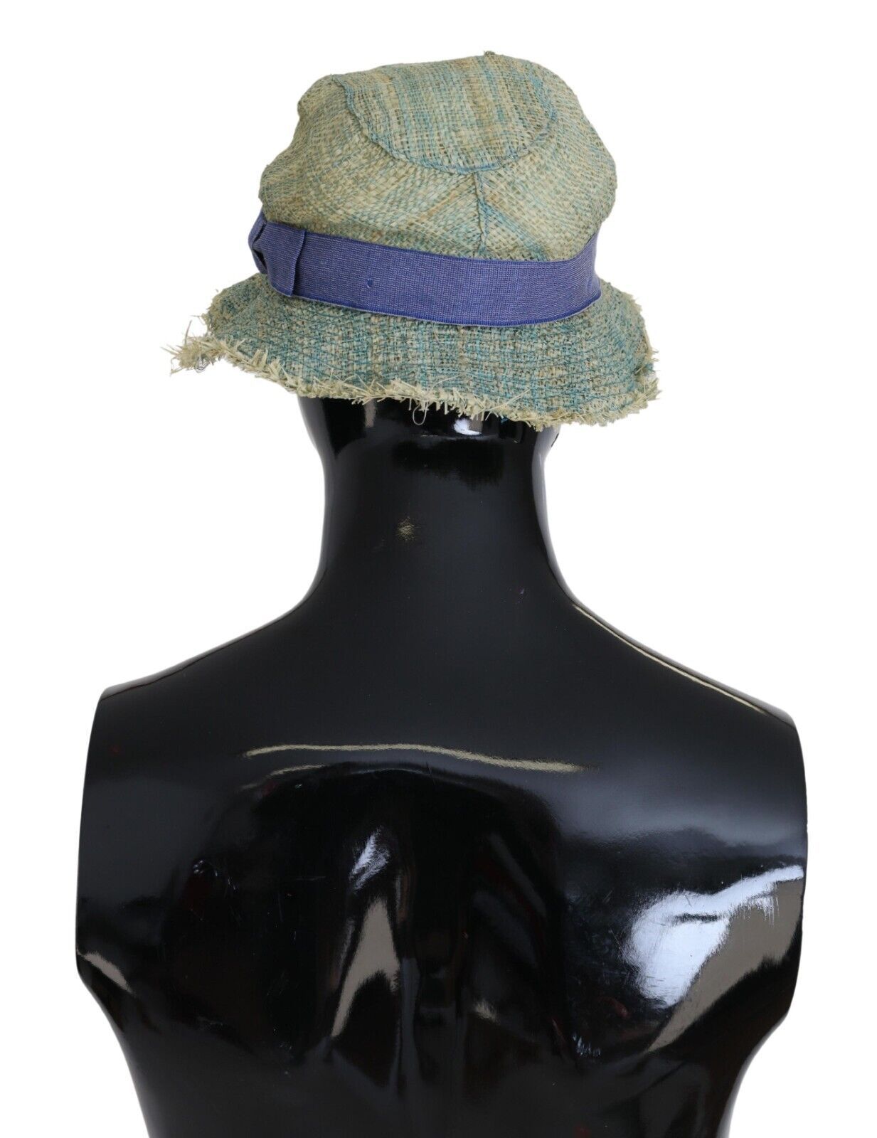 Multicolor Cotton Straw Bucket Hat
