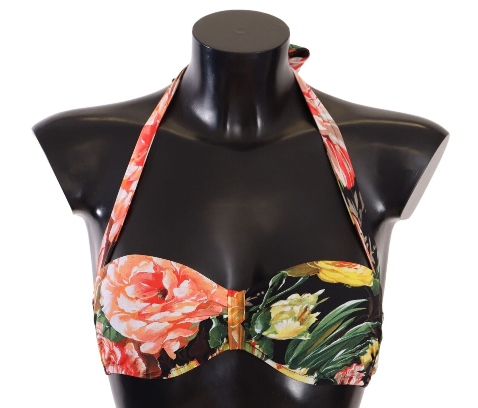 Multicolor Floral Print Swimsuit Bikini Top Swimwear
