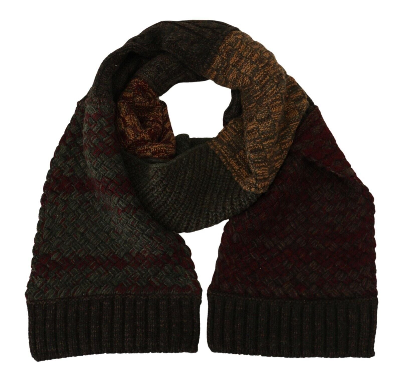 Multicolor Knitted Men Neck Wrap Shawl Scarf