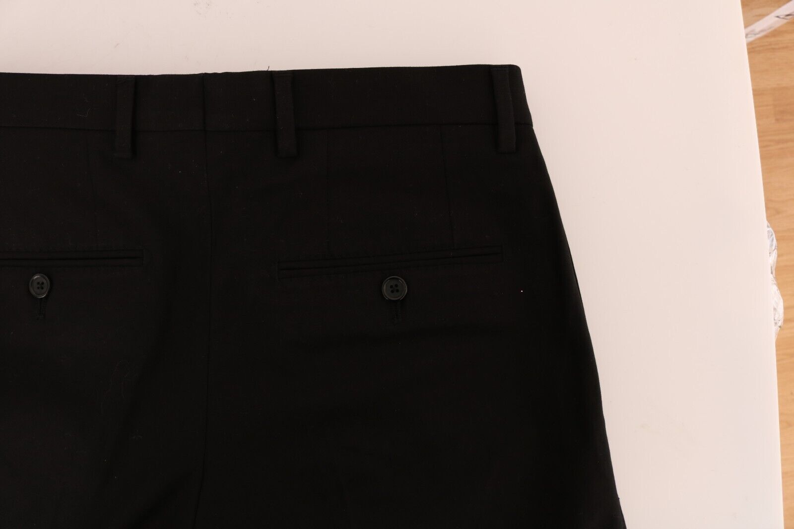 Black Men Straight Trouser Cotton Pants