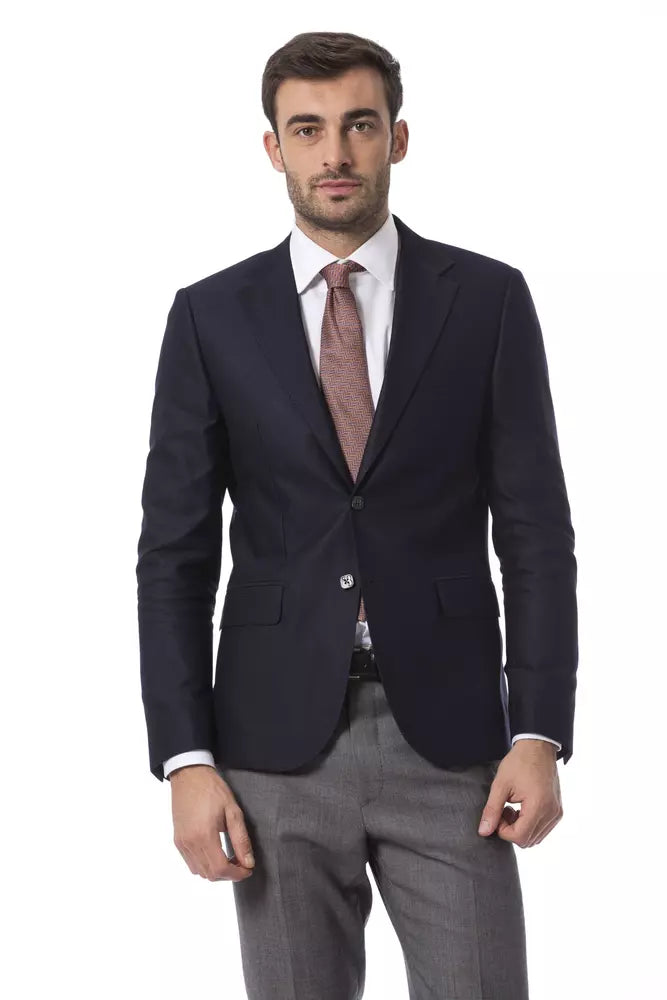 Blue Wool Blazer
