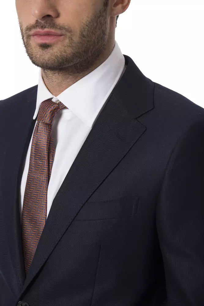 Blue Wool Blazer