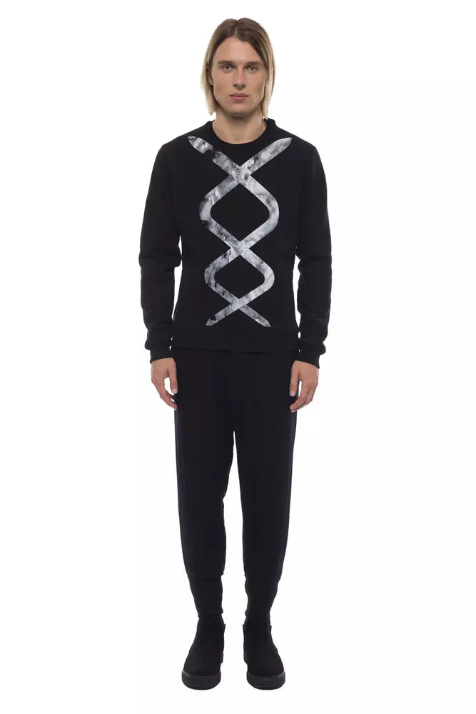 Black/White Cotton Sweater