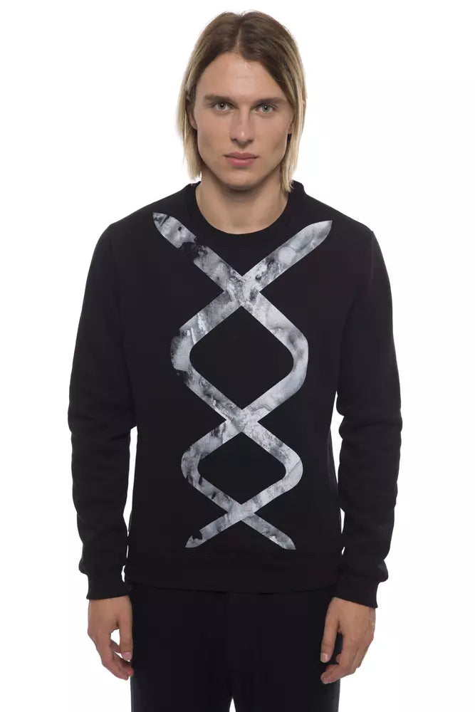 Black/White Cotton Sweater