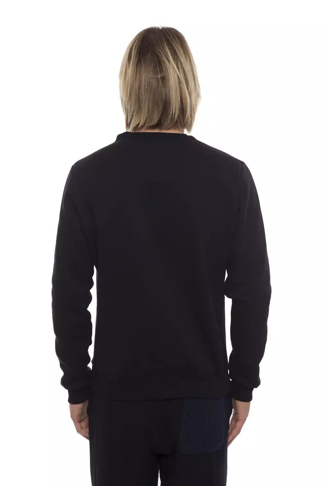 Black/White Cotton Sweater