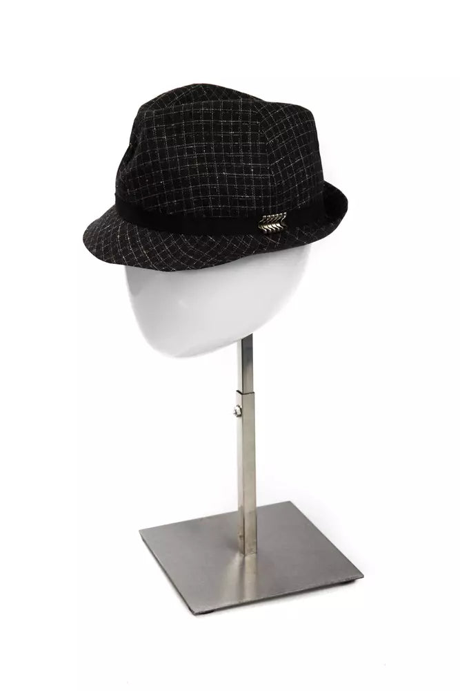 Black Polyamide Hat