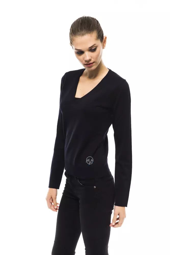 Montana Blu Blue Wool Sweater