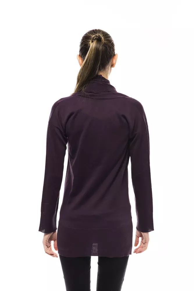 Montana Blu Purple Wool Sweater
