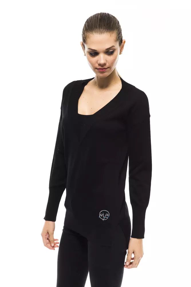 Montana Blu Black Wool Sweater