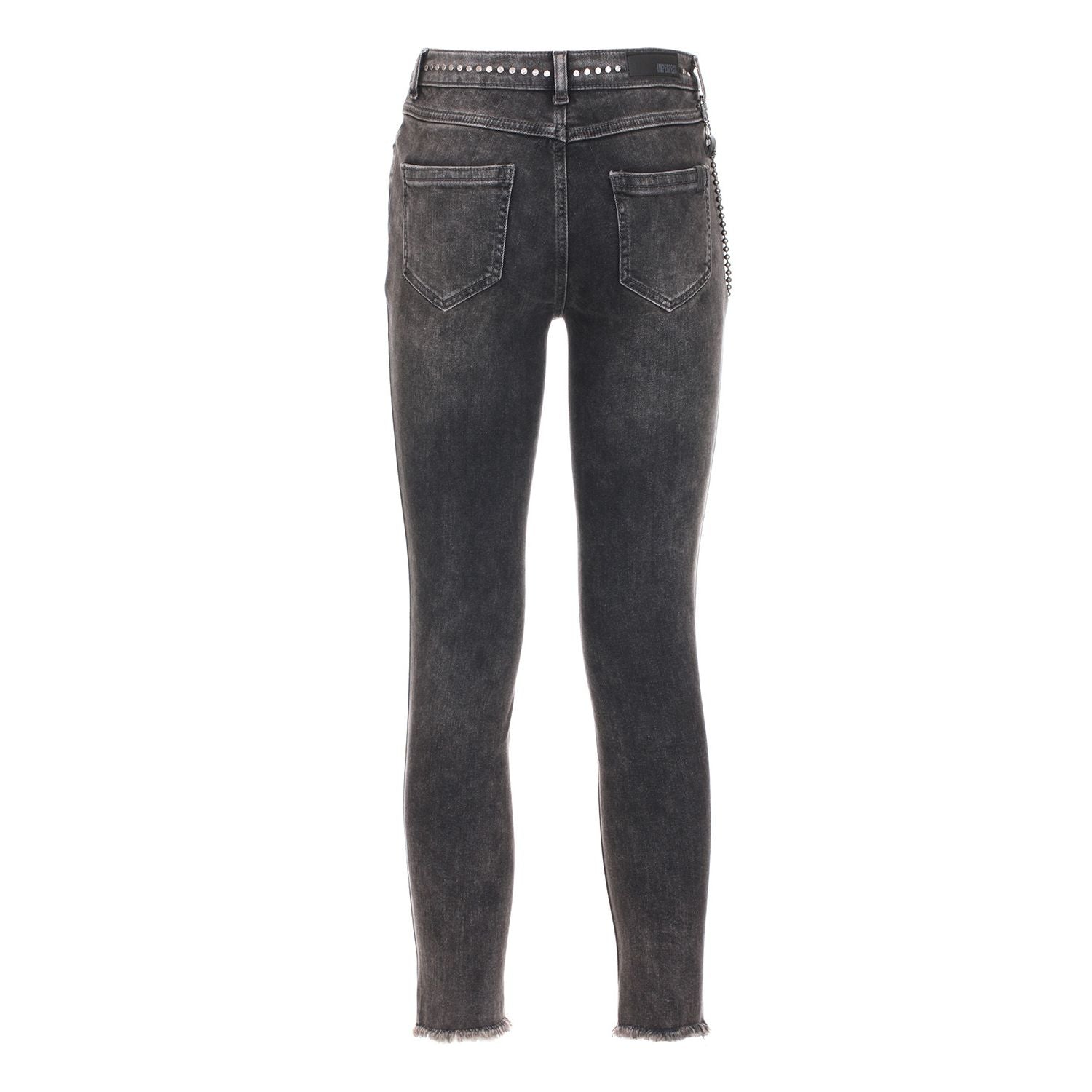 Black Cotton Jeans & Pant