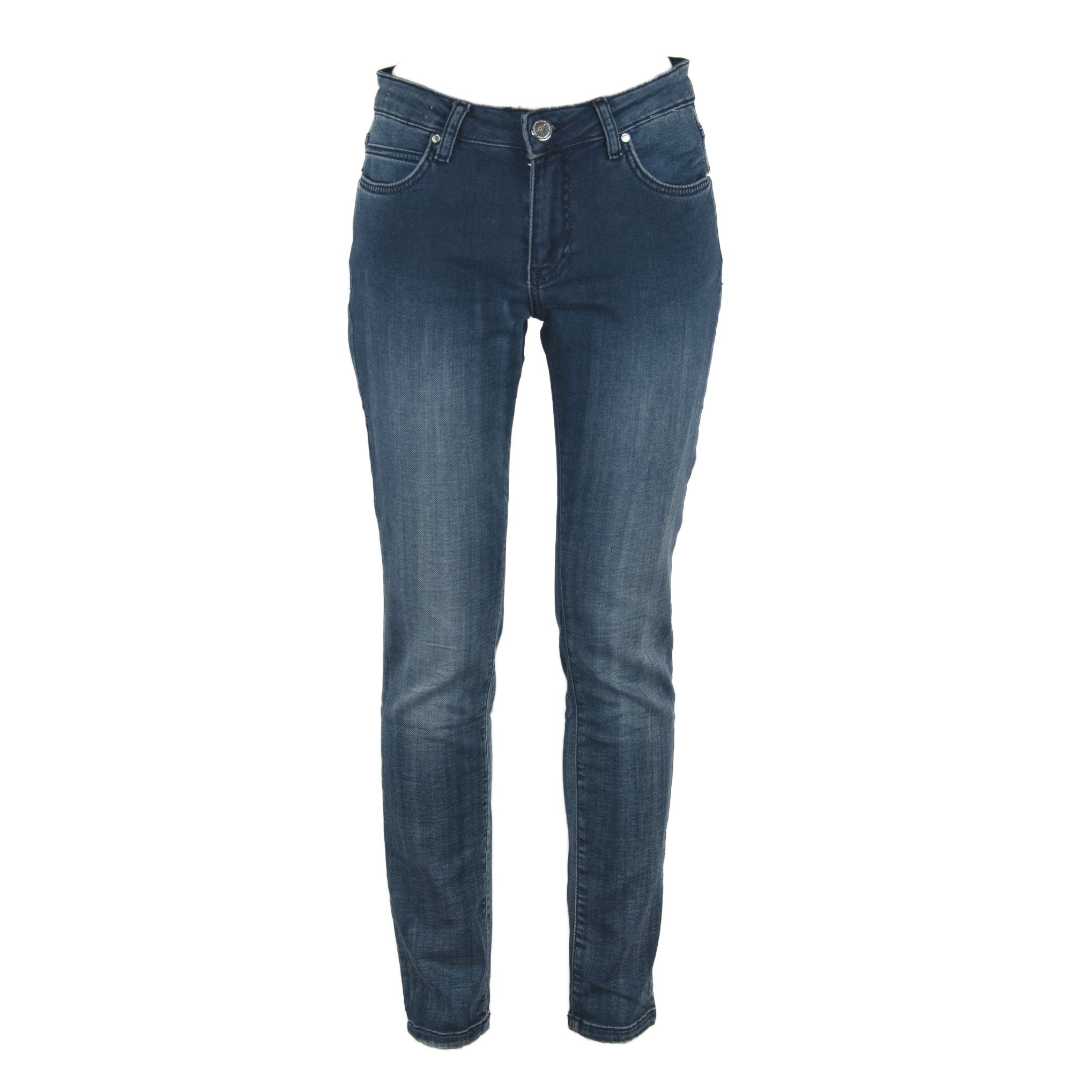 Blue Cotton Jeans & Pant