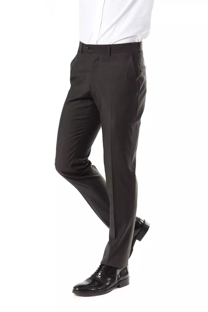 Gray Wool Jeans & Pant