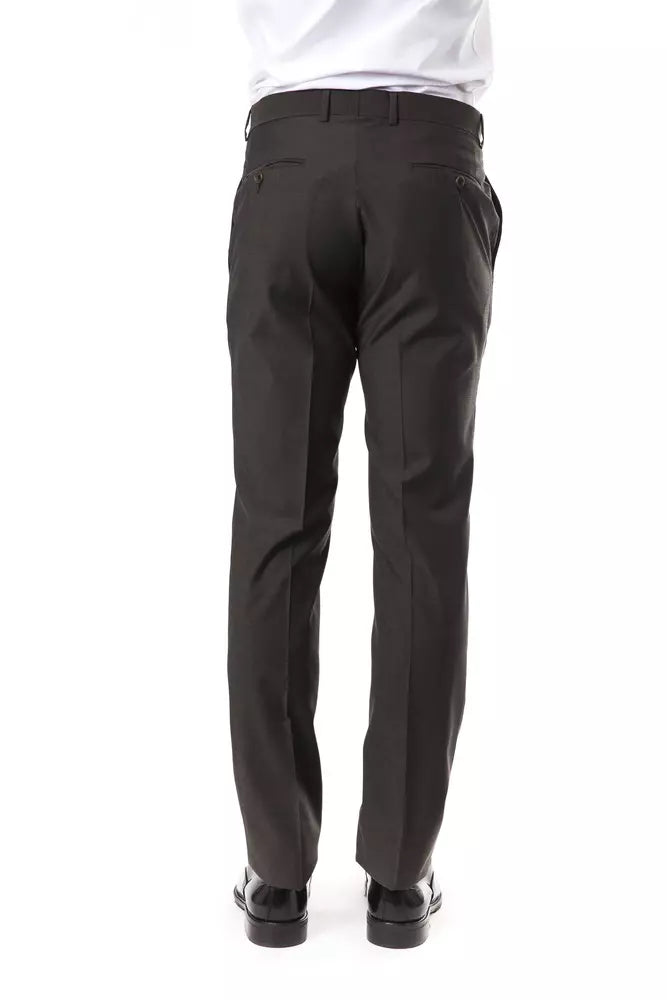 Gray Wool Jeans & Pant