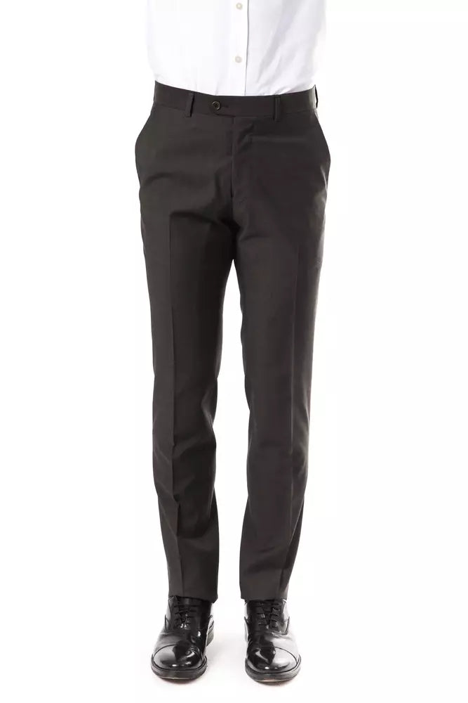 Gray Wool Jeans & Pant