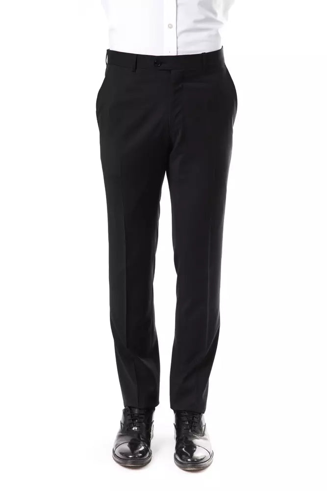 Uominitaliani Gray Wool Jeans &Amp; Pant