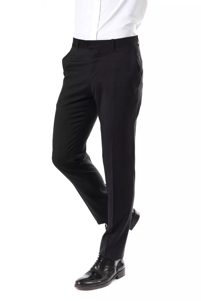 Uominitaliani Gray Wool Jeans &Amp; Pant