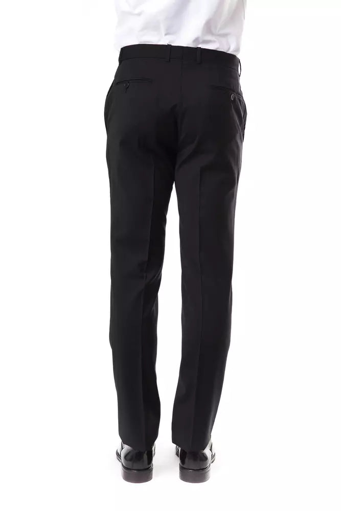 Uominitaliani Gray Wool Jeans &Amp; Pant