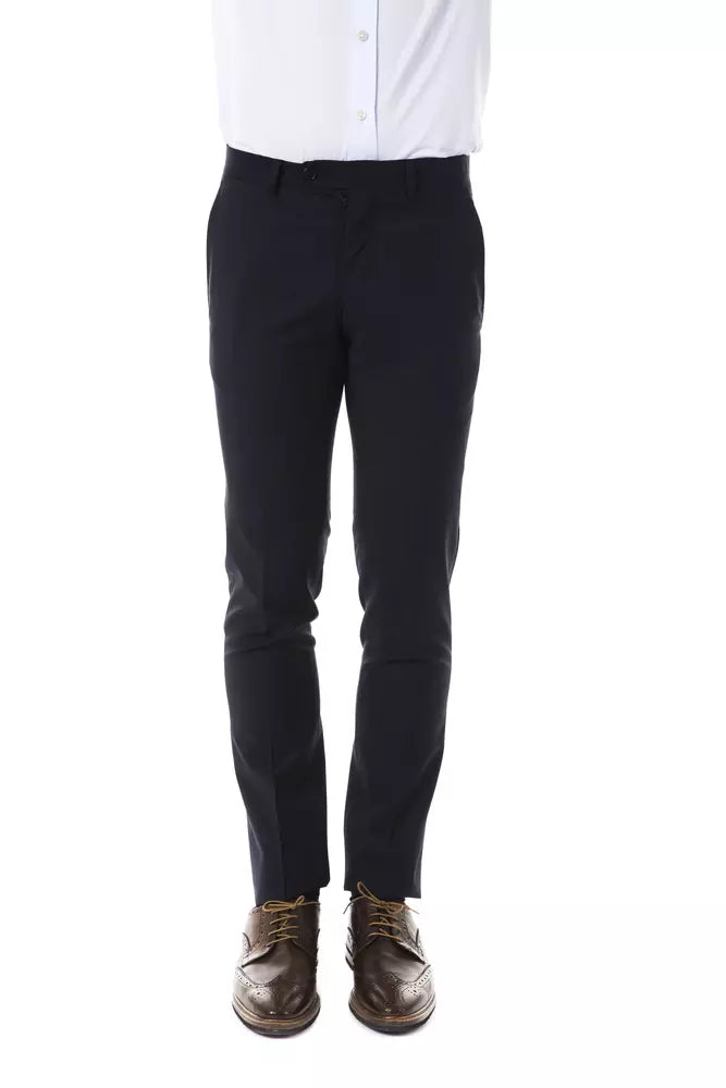 Gray Wool Jeans & Pant